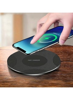 AROAQ 10W Wireless Charger Pad Stand Desktop Ultra-thin Mobile Phone Fast Charging Dock Station For iPhone 14 13 12 11 Samsung Xiaomi  - Image 1