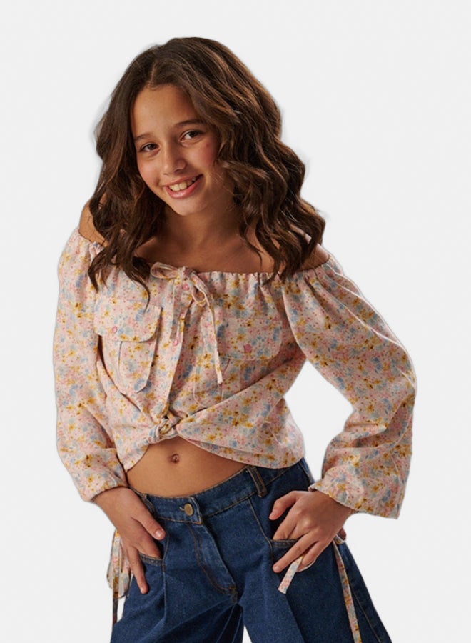 جودي ميني بلوزة اوف شولدر - Image 2