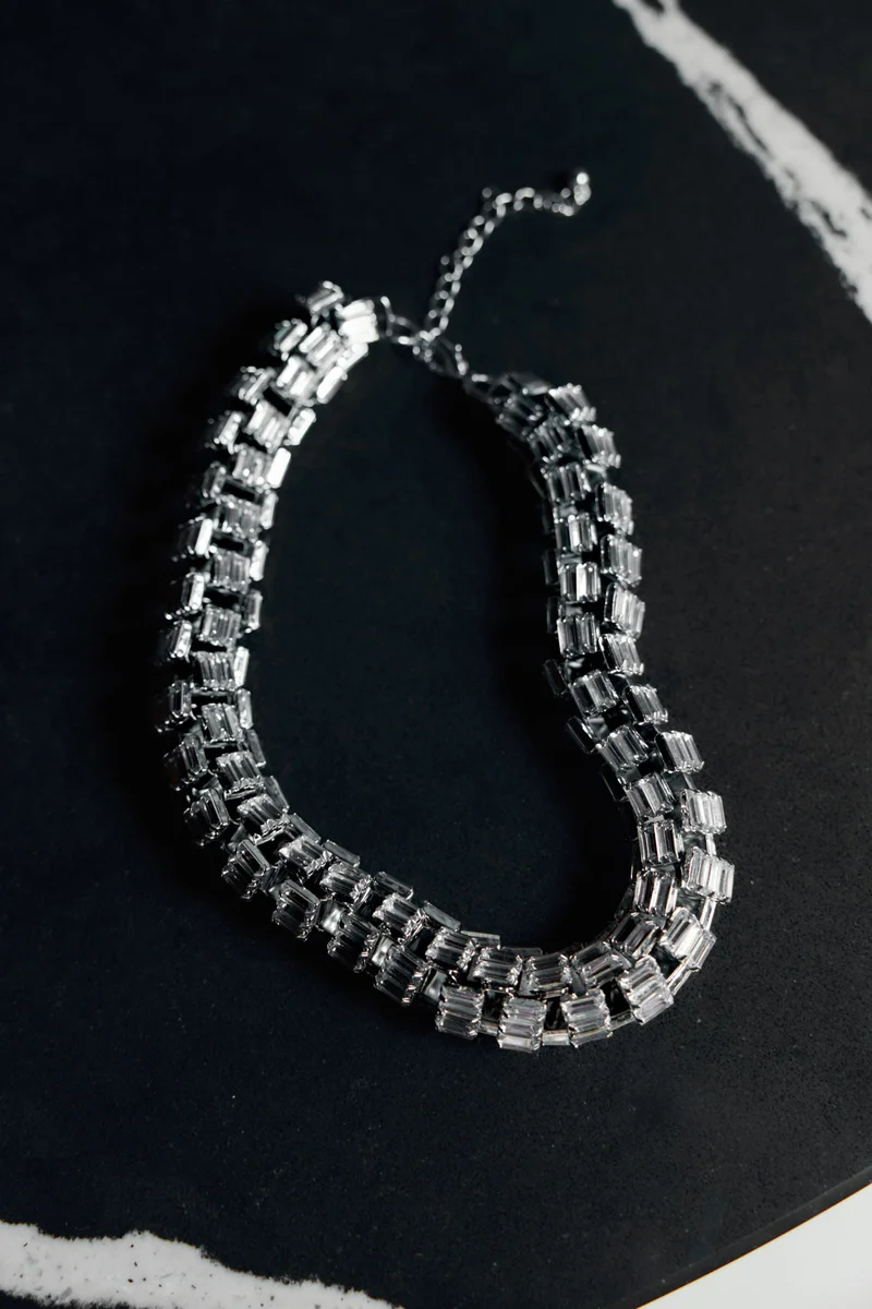 H&M Rhinestone Necklace
