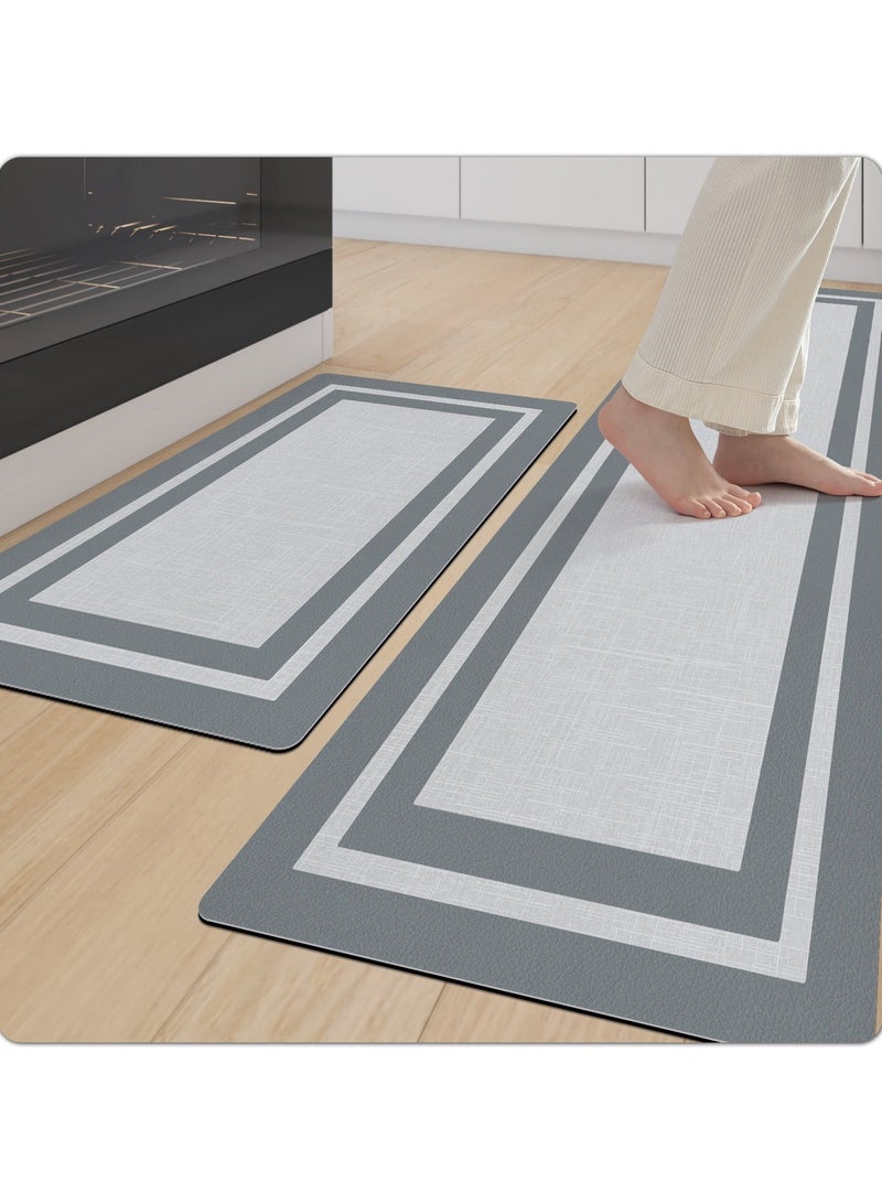 HOMESTAR Kitchen Mat, Non-Skid Waterproof Rugs Ergonomic Comfort Standing Mat for Kitchen, Floor, Office, Sink, Laundry - Image 1