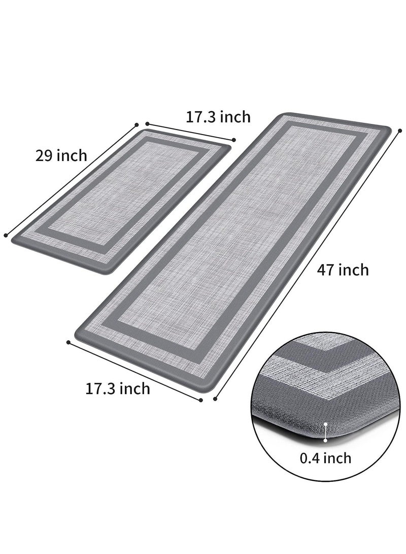 HOMESTAR Kitchen Mat, Non-Skid Waterproof Rugs Ergonomic Comfort Standing Mat for Kitchen, Floor, Office, Sink, Laundry - Image 4