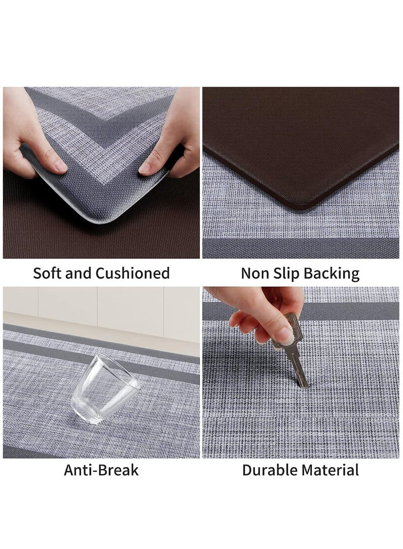 HOMESTAR Kitchen Mat, Non-Skid Waterproof Rugs Ergonomic Comfort Standing Mat for Kitchen, Floor, Office, Sink, Laundry - Image 3