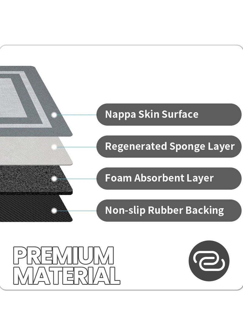 HOMESTAR Kitchen Mat, Non-Skid Waterproof Rugs Ergonomic Comfort Standing Mat for Kitchen, Floor, Office, Sink, Laundry - Image 2