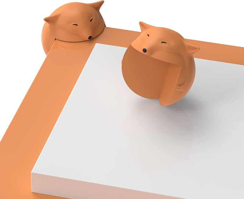 Quark Foxii Table Corner Protectors  Thick ImpactResistant Silicone  Cute Baby Proofing Corner Bumpers for Furniture  Easy to Remove with 3M Adhesive  4 x Table Corner Guards - Image 2
