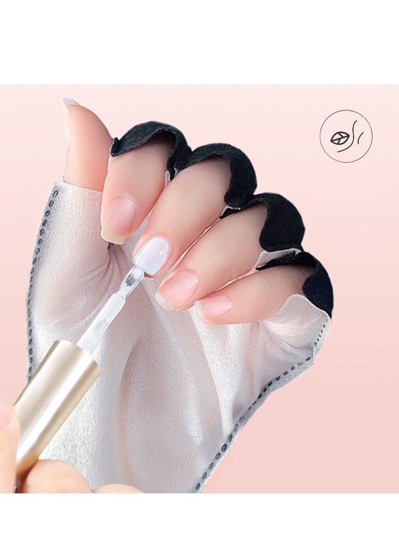 5 pairs of disposable manicure lamp UV gloves, nail lamp UV gloves, manicure protective gloves professional manicure tools