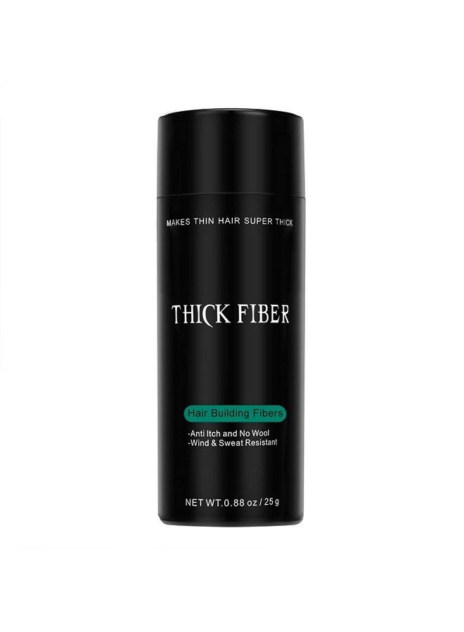 Thick Fiber ألياف بناء الشعر للجنسين للشعر الخفيف (زجاجة سوداء 25 جرام) - Image 2