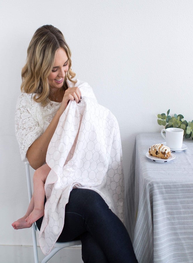 SwaddleDesigns Large Receiving Blanket, Ultimate Swaddle for Baby Boys, Girls, Softest US Cotton Flannel, Best Shower Gift, MADE in USA, Pink Big Dots, Mom’s Choice Winner,Pink, White,42 x 42 Inch,SD-356P - Image 5