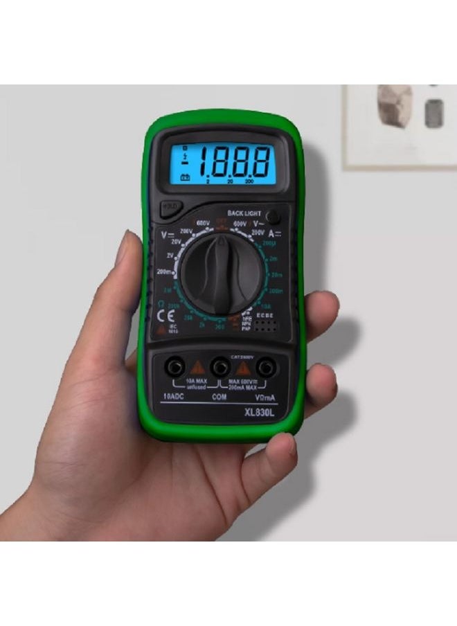Generic - XL830L Portable Handheld Digital Multimeter Current and Voltage Test Meter - Image 1