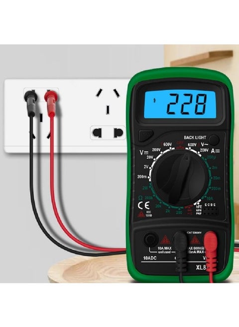 XL830L Portable Handheld Digital Multimeter Current and Voltage Test Meter