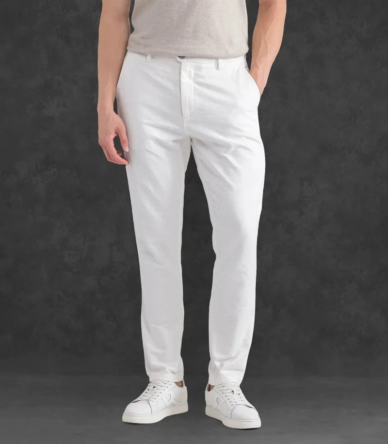 Rare Rabbit Men's Jacquard Trouser