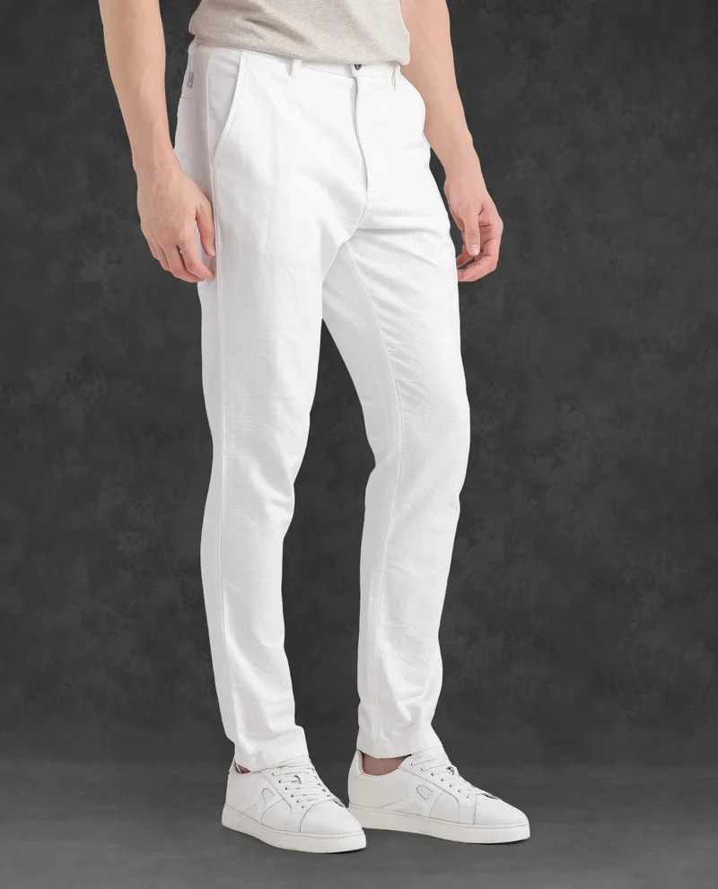 Rare Rabbit Men's Jacquard Trouser