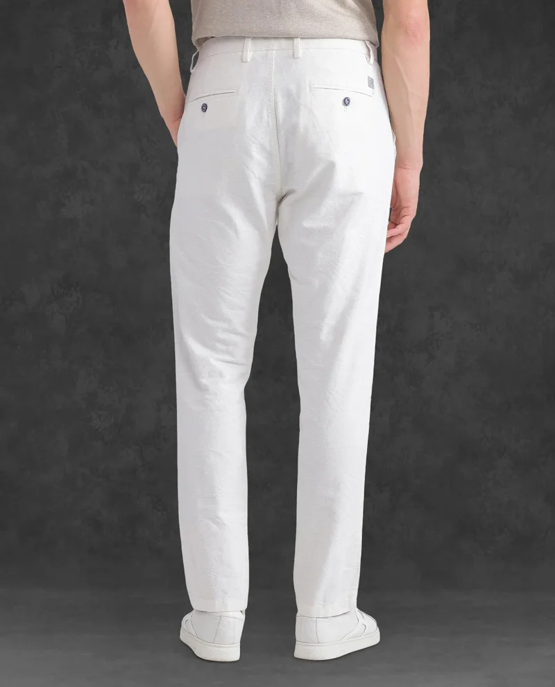 Rare Rabbit Men's Jacquard Trouser