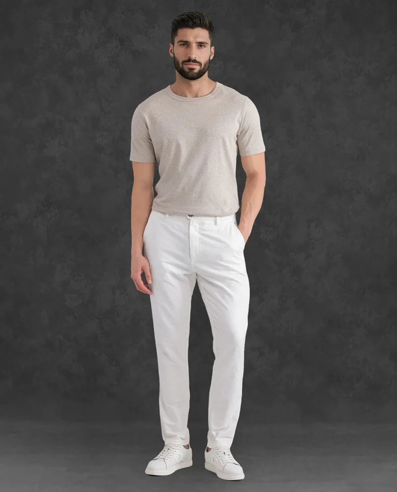Rare Rabbit Men's Jacquard Trouser