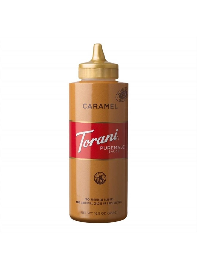 TORANI, SAUCE,MOCHA,CARAMEL 16.5 OZ - Image 1