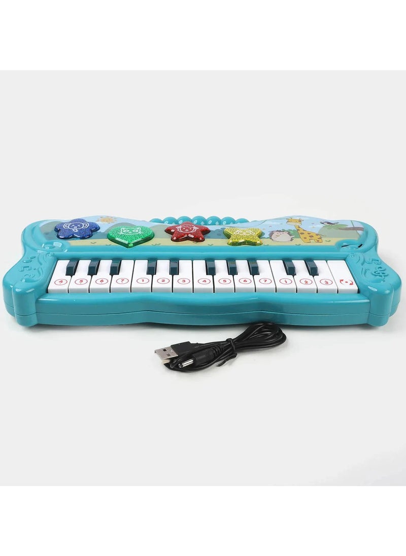 WHACK-A-MOLE KEYBOARD/PIANO FOR KIDS - Blue  - Image 5