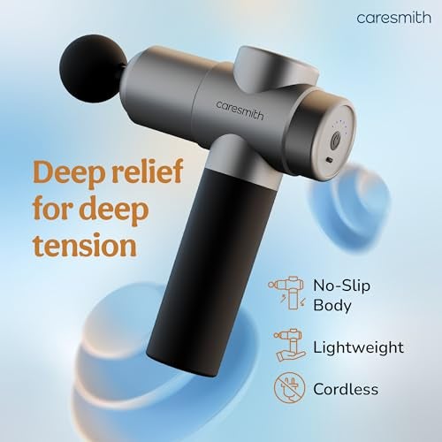 Caresmith Charge Active Massage Gun | Body Massager | Massager Machine for Pain Relief for Men and Women | Deep Tissue Massager - Image 2