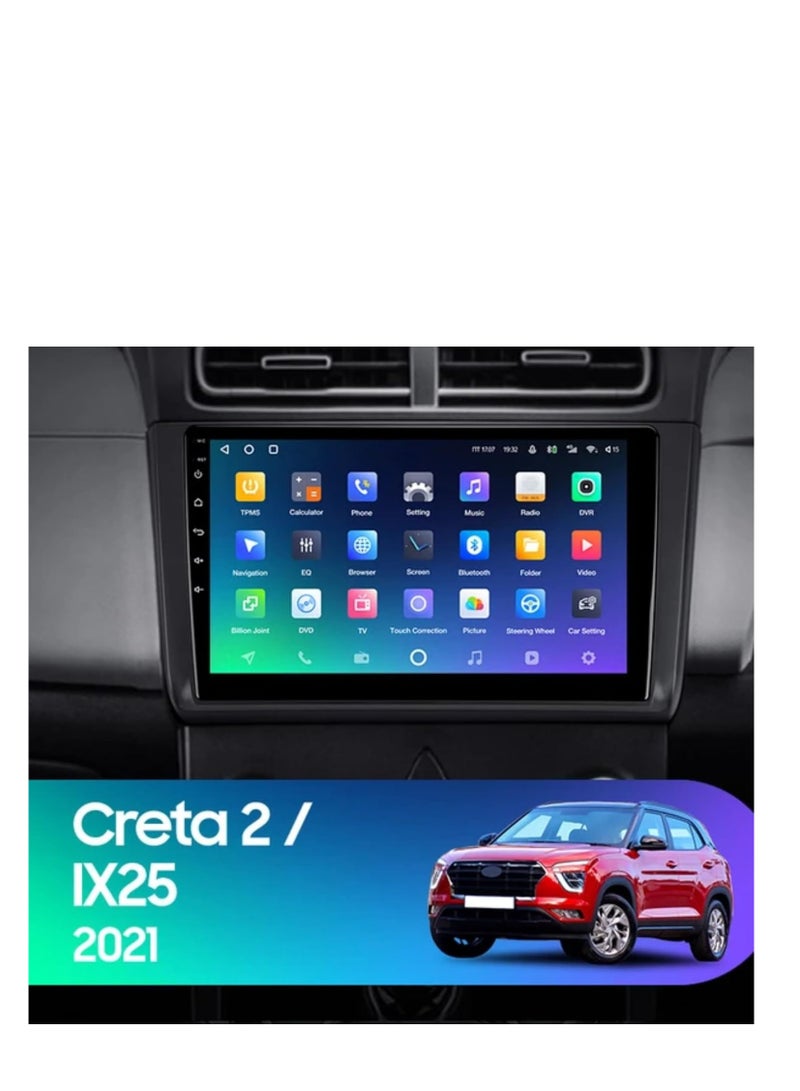 ام ان تي شاشة هيونداي كريتا 2021 -2023 هي جزء من نظام المعلومات والترفيه في السيارة يعمل بنظام التشغيل Android ويدعم ميزات مثل Apple CarPlay وAndroid Auto، مما يتيح لك توصيل هاتفك الذكي بسهولة كما أنها توفر دقة عالية تصل إلى 1080 بكسل، مما يجعلها ممتازة لعرض المعلومات والخرائط بوضوح - Image 4