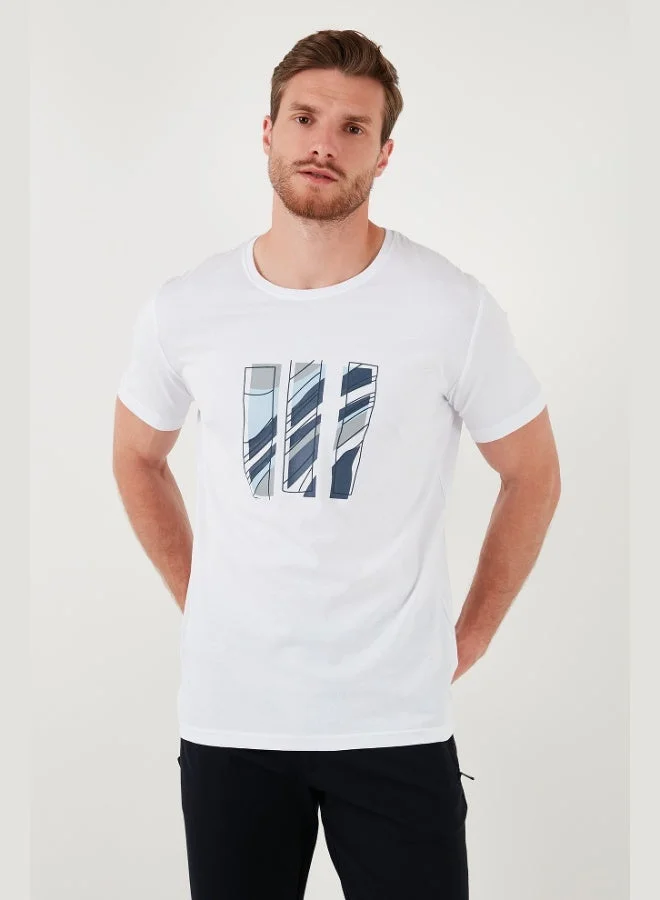 Buratti  Buratti Cotton Slim Fit Crew Neck T Shirt Men's T SHIRT 646R7950 for Men | Best Price UAE