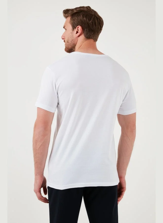 Buratti  Buratti Cotton Slim Fit Crew Neck T Shirt Men's T SHIRT 646R7950 for Men | Best Price UAE