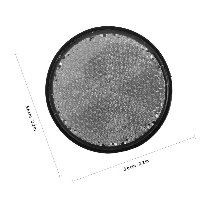 10Pcs Universal Motorbike Round Reflector Scooter Reflector Motorcycle Reflector - Image 2