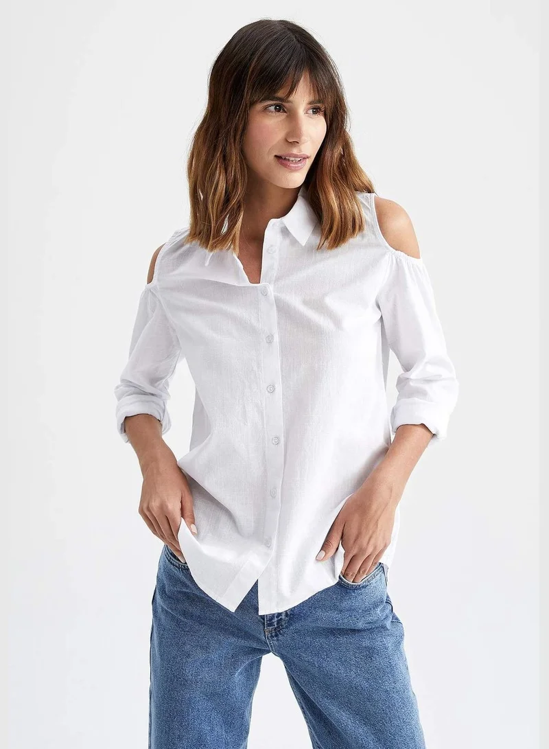 ديفاكتو Regular Fit Long Sleeve Shirt