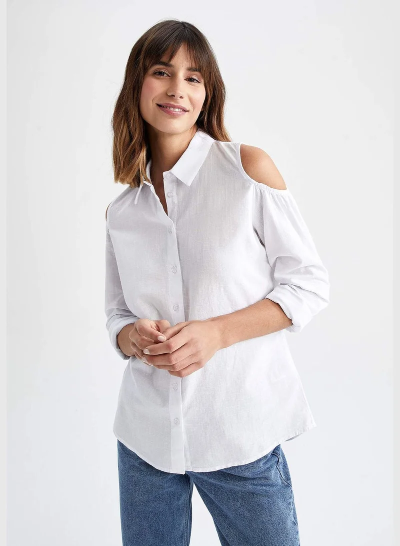 ديفاكتو Regular Fit Long Sleeve Shirt