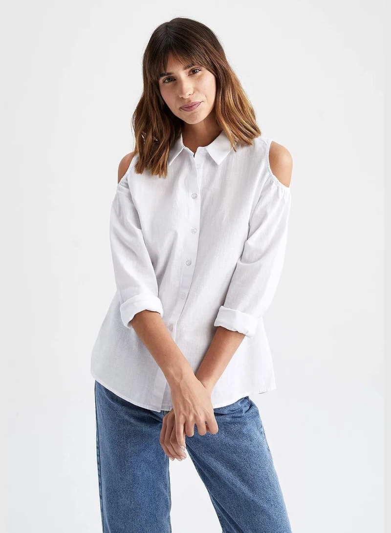 ديفاكتو Regular Fit Long Sleeve Shirt