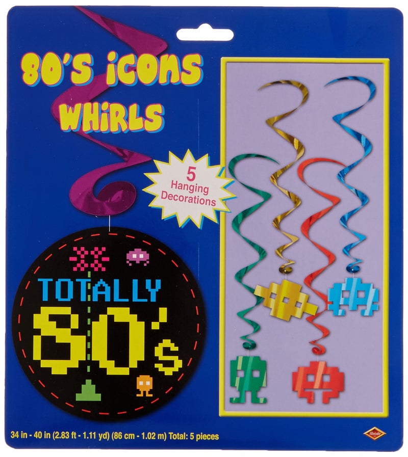 Beistle 80's Whirls Party Accessory - Image 1
