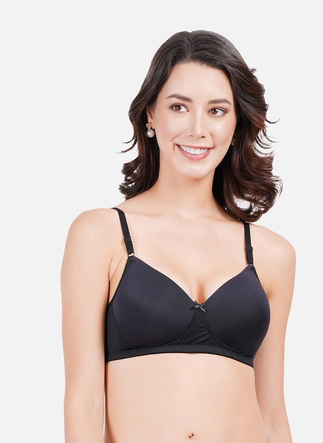 FIMS مجموعة FIMS من 4 حمالات صدر كاملة التغطية مع حشوة خفيفة وراحة طوال اليوم - Image 2