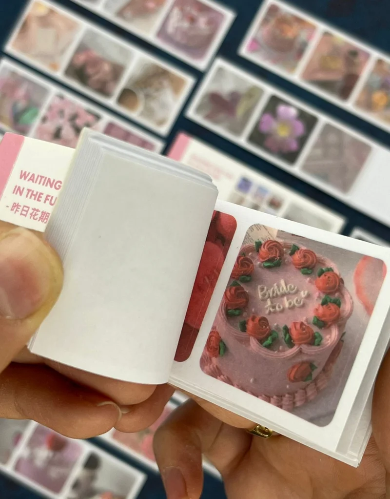 Kağıt Gemi Dükkan Paper Ship Shop Waiting For You Pink Notebook Sticker / Decal / Bullet Journal / Notebook Decoration / Scrapbook