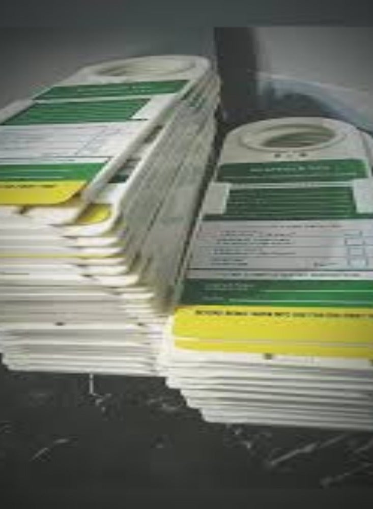 KNP scaffolding and construction tag weighing 150 grams is an essential safety and compliance tool used in construction and industrial environments. - Image 3