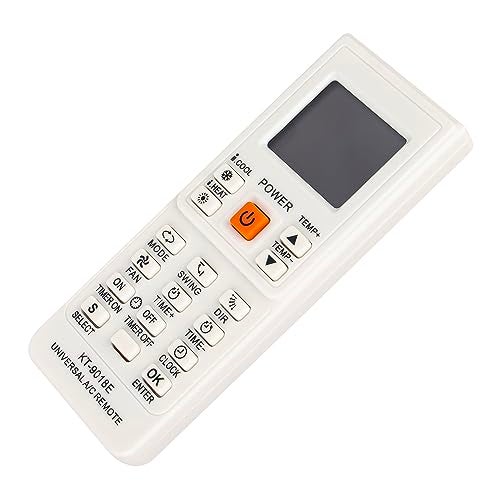AULCMEET KT-9018E Replacement Universal Air Conditioner Remote Control 4000 in 1 fit for Most A/C Air Conditioner Toshiba Panasonic Sanyo NEC Fujitsu LG Aux and More - Image 3