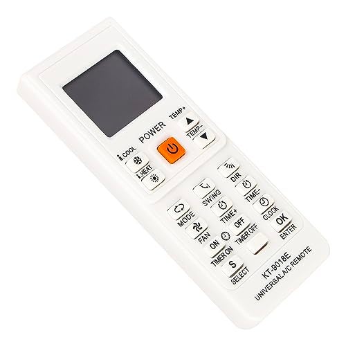 AULCMEET KT-9018E Replacement Universal Air Conditioner Remote Control 4000 in 1 fit for Most A/C Air Conditioner Toshiba Panasonic Sanyo NEC Fujitsu LG Aux and More - Image 2