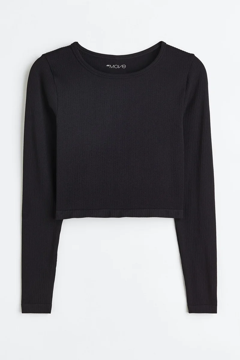 H&M Round Neck Crop Top