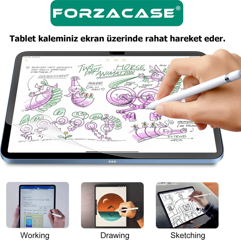 Forzacase iPad Pro 11 2018 Paper Like Paper Feeling Matte Screen Protector Nano Film - FC295
