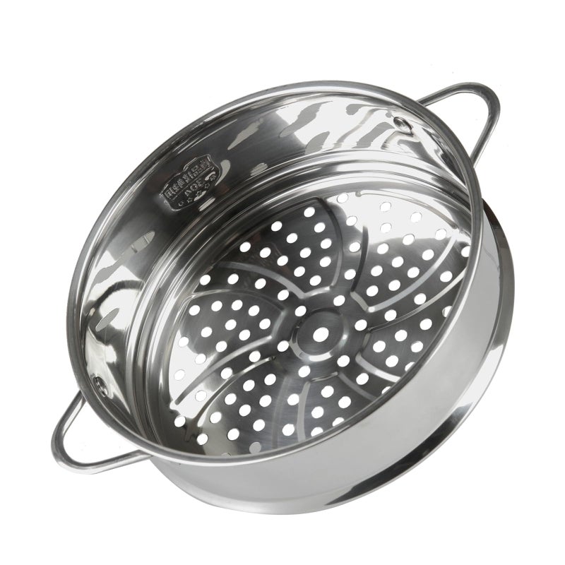BinaryABC Stainless Steel Dumpling Steamer Basket for Pot,18cm Steamer Insert for Food Veggie Rice Noodle Roll (7.08INCH) - Image 5