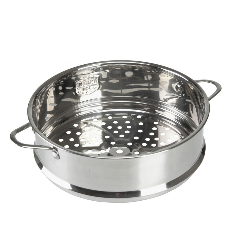 BinaryABC Stainless Steel Dumpling Steamer Basket for Pot,18cm Steamer Insert for Food Veggie Rice Noodle Roll (7.08INCH) - Image 1