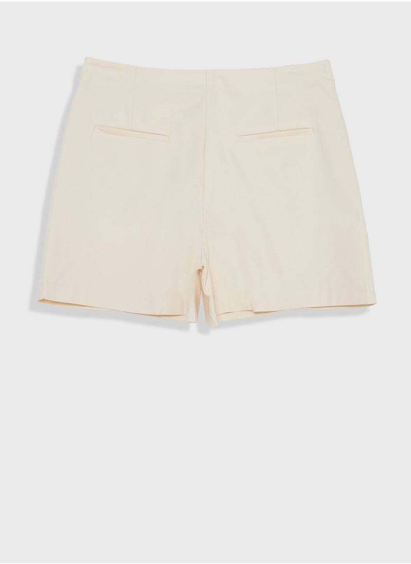 MANGO - High Waist Shorts - Image 1