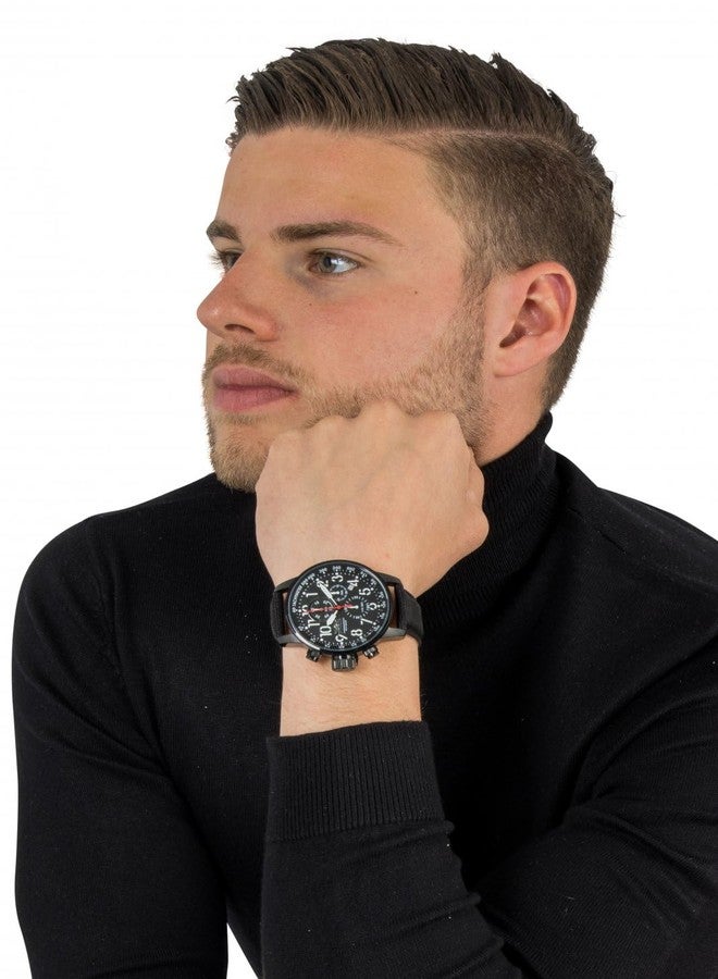 Invicta 1517 I-Force Men's Wrist Watch Stainless Steel Quartz Black Dial - Image 5
