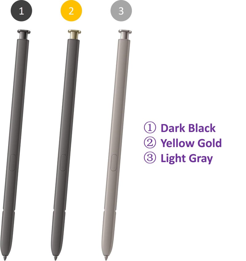 SLQ Galaxy S24 Ultra S Pen [WithBluetooth |4096 Pressure Sensor ] Replacement for Samsung Galaxy S24 Ultra 5G All Versions Touch Stylus Pen with 5xTips/Nibs (Yellow) - Image 5