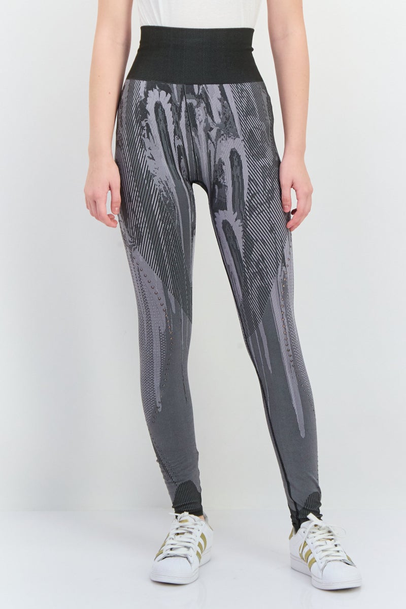 Adidas Women Sportswear Fit Training Tights, Grey - Image 1