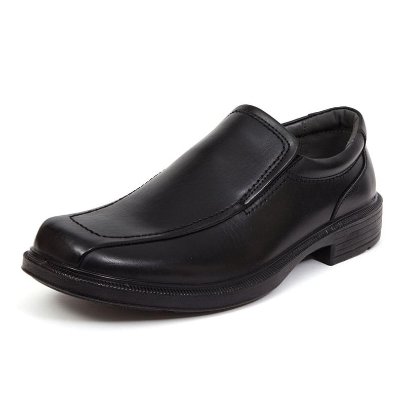 Deer Stags Men's Greenpoint Dress Shoes Comfortable Slip On Formal Loafers for Weddings, Church, Office, Prom / Black / Men’s 10 Wide - Image 2