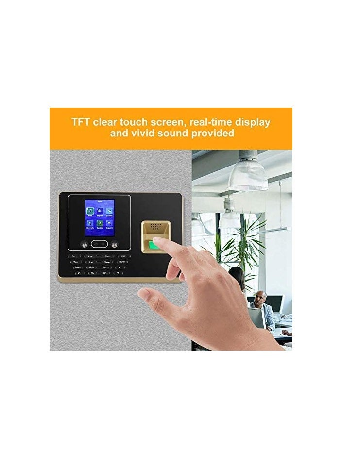 ماركة غير محددة - بصمة وقت بصمة البيومترية جهاز الحضور والتعرف على الوجوه شاشة TFT LCD شاشة USB بصمة الحضور نظام الحضور على مدار الساعة الموظف يقوم بتسجيل الدخول في المسجل - Image 1