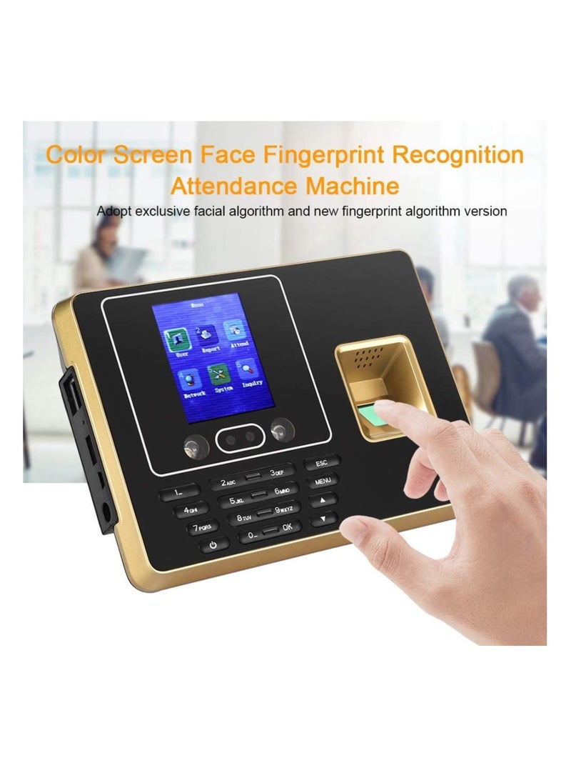 ماركة غير محددة - بصمة وقت بصمة البيومترية جهاز الحضور والتعرف على الوجوه شاشة TFT LCD شاشة USB بصمة الحضور نظام الحضور على مدار الساعة الموظف يقوم بتسجيل الدخول في المسجل - Image 1