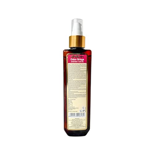 Dhathri Onion Bringa Ayurvedic Hair Oil | Onion Hair Oil for Healthy Hair | Ayurvedic Oil for Hair Fall Control | Non-Greasy Onion Oil |Clinically Tested | 200 ml - Image 5