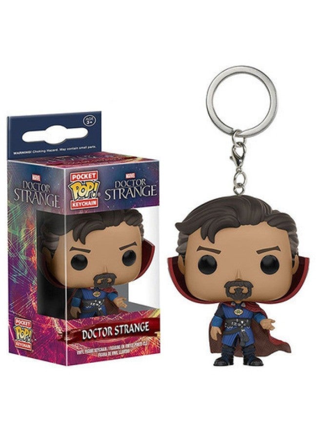 Cartoon Animation Key Chain Pendant Gift Shop Key Chain Large Complete Works-Color:Doctor Strange Keychain  - Image 1