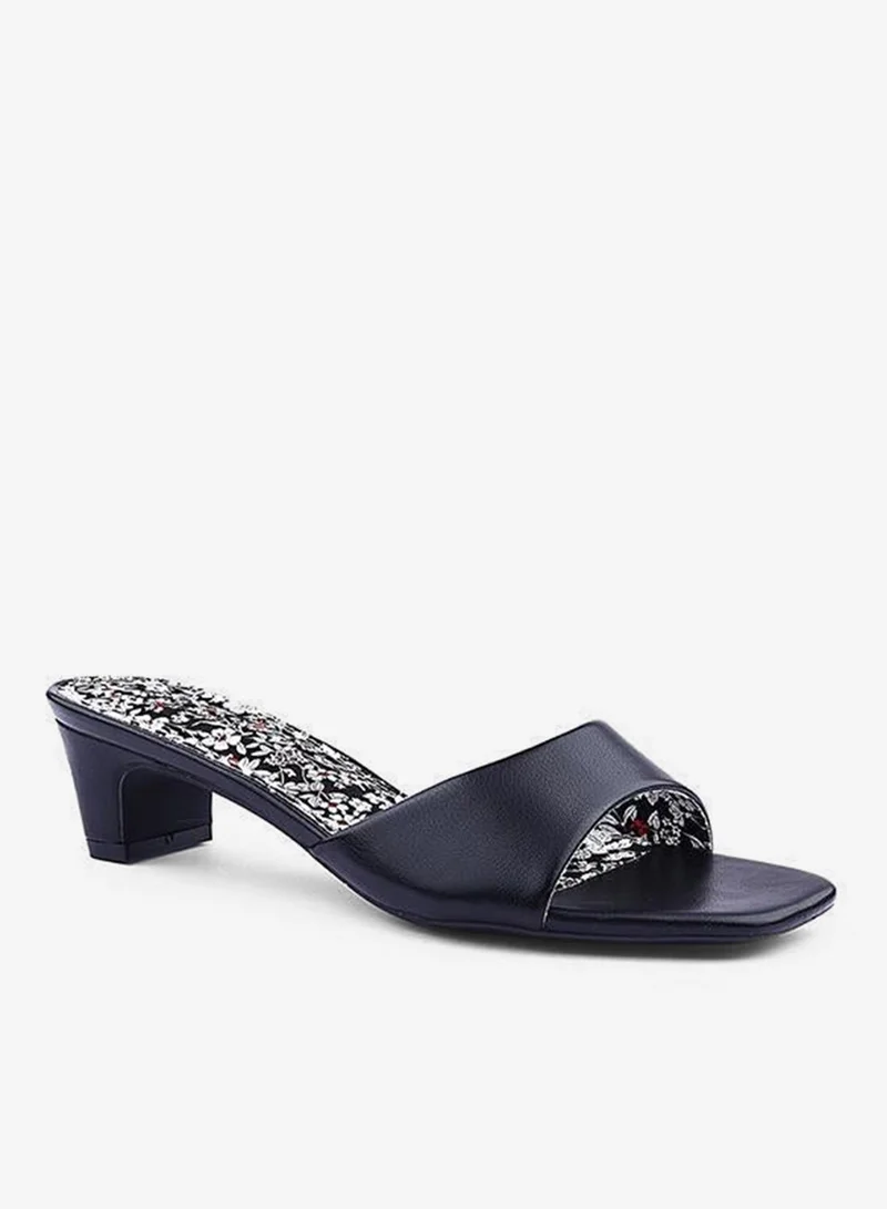 Iconstyle Womens floral printed block heeled sandals