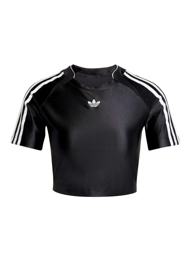 اديداس adidas TEAMGEIST TOP Black Originals Women T-SHIRTS