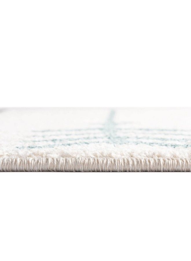 Unique Loom Autumn Collection Area Rug Arrow (3' 3" Round Ivory Gray) - Image 4
