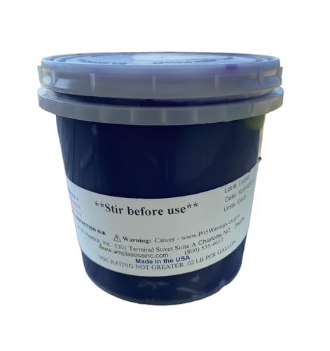 WM PLASTICS حبر بلاستيسول للطباعة بالشاشة - ربع (أرجواني روسي) - Image 2